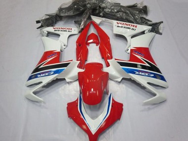 2013-2015 Honda CBR500R Motorcycle Fairings - White Red Blue Glossy Black HRC Canada Websites