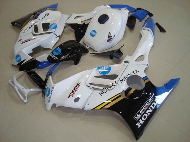 1995-1996 Honda CBR600 F3 Motorcycle Fairings - White Blue Glossy Black Konica Minolta Canada Websites