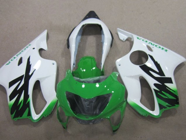 1999-2000 Honda CBR600 F4 Motorcycle Fairings - White Green Canada Websites