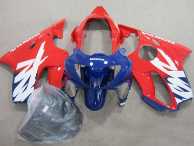 1999-2000 Honda CBR600 F4 Motorcycle Fairings - Red Dark Blue Canada Websites