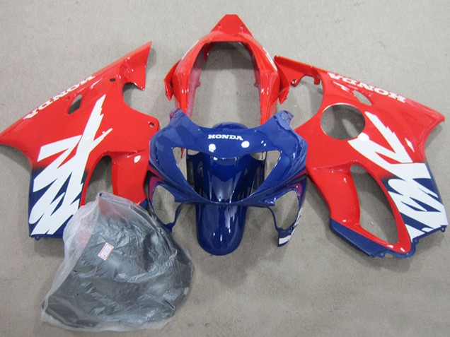 1999-2000 Honda CBR600 F4 Motorcycle Fairings - Red Dark Blue Canada Websites