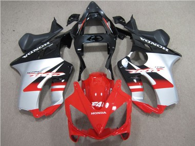2001-2003 Honda CBR600 F4i Motorcycle Fairings - Silver Red Glossy Black Canada Websites