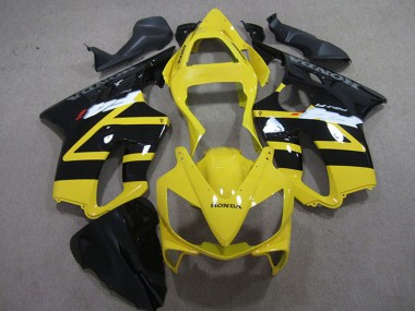 2001-2003 Honda CBR600 F4i Motorcycle Fairing Kits - Yellow Glossy Black Canada Websites