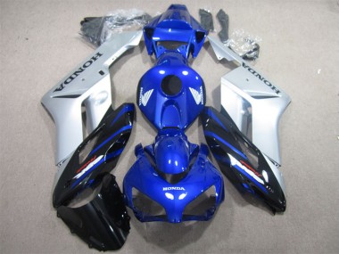 2001-2003 Honda CBR600 F4i Motorcycle Fairings - Silver Blue Glossy Black Canada Websites