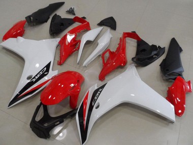 2011-2013 Honda CBR600F Motorcycle Fairings - White Red Glossy Black Canada Websites