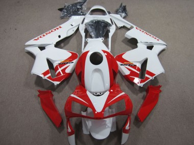 2003-2004 Honda CBR600RR Motorcycle Fairings - White Red Canada Websites