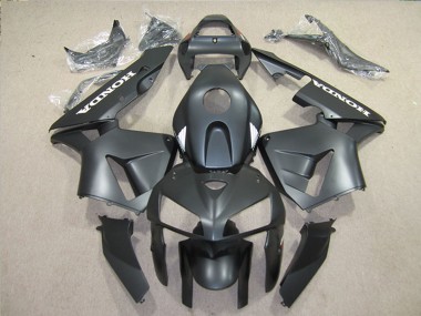 2005-2006 Honda CBR600RR Motorcycle Fairings Kits - Matte Black Canada Websites