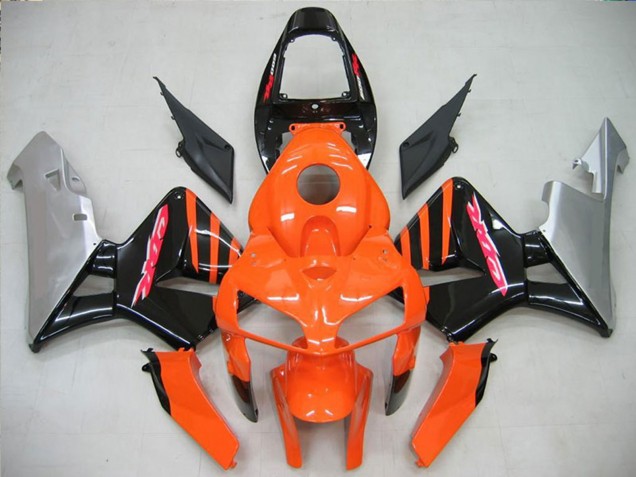 2005-2006 Honda CBR600RR Motorcycle Fairing - Orange Black Silver Canada Websites