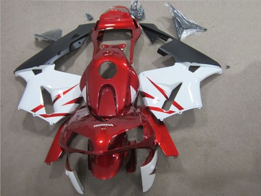 2005-2006 Honda CBR600RR Bike Fairings - Red White Black Canada Websites