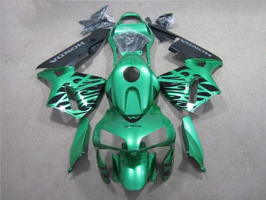 2005-2006 Honda CBR600RR Motorcycle Fairing - Green Black Canada Websites