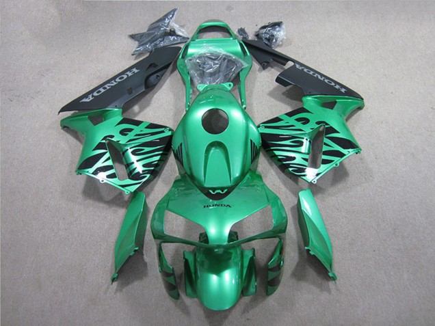 2005-2006 Honda CBR600RR Motorcycle Fairing - Green Black Canada Websites