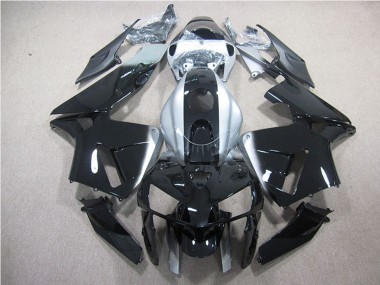 2005-2006 Honda CBR600RR Motorcycle Fairing - Glossy Black Silver Canada Websites
