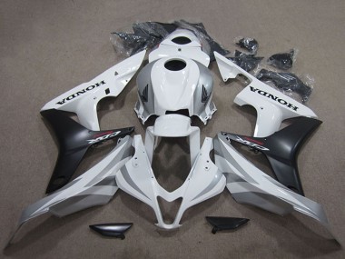 2007-2008 Honda CBR600RR Bike Fairings - White Matte Black Canada Websites