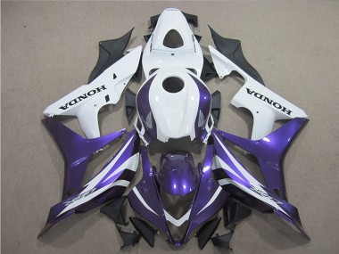 2007-2008 Honda CBR600RR Motorcycle Fairings - White Purple Canada Websites