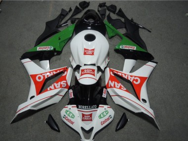 2007-2008 Honda CBR600RR Motorcycle Fairings - White Red Green San Carlo Canada Websites