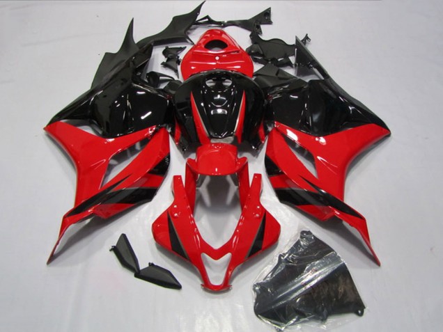 2009-2012 Honda CBR600RR Motorcycle Fairings Kits - Red Glossy Black Canada Websites