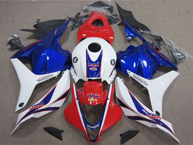 2009-2012 Honda CBR600RR Motorcycle Fairing - White Red Blue HRC Canada Websites