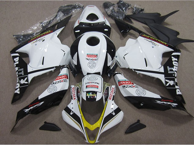2009-2012 Honda CBR600RR Motorcycle Fairings - White Yellow Glossy Black Rizoma Playboy Canada Websites