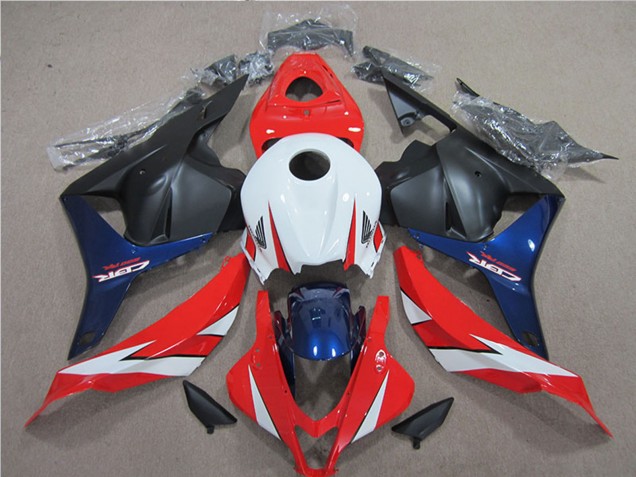 2009-2012 Honda CBR600RR Motorcycle Fairing - White Red Blue Matte Black Canada Websites