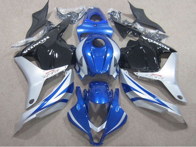 2009-2012 Honda CBR600RR Motorcycle Fairings - Silver Blue Glossy Black Canada Websites