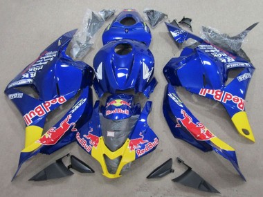 2009-2012 Honda CBR600RR Motorcycle Fairings - Blue Yellow Red Bull Canada Websites