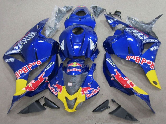 2009-2012 Honda CBR600RR Motorcycle Fairings - Blue Yellow Red Bull Canada Websites