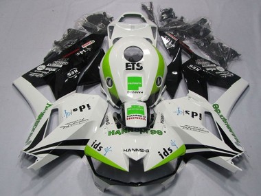 2013-2023 Honda CBR600RR Motorcycle Fairings - White Green Glossy Black Hannspree ETS Canada Websites
