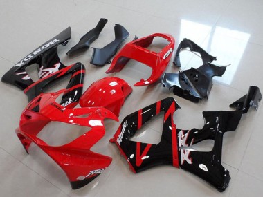 2000-2001 Honda CBR900RR 929 Motorcycle Fairings - Red Glossy Black Stripe Canada Websites