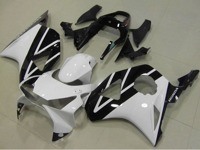2002-2003 Honda CBR900RR 954 Motorcycle Fairing - White Glossy Black Canada Websites