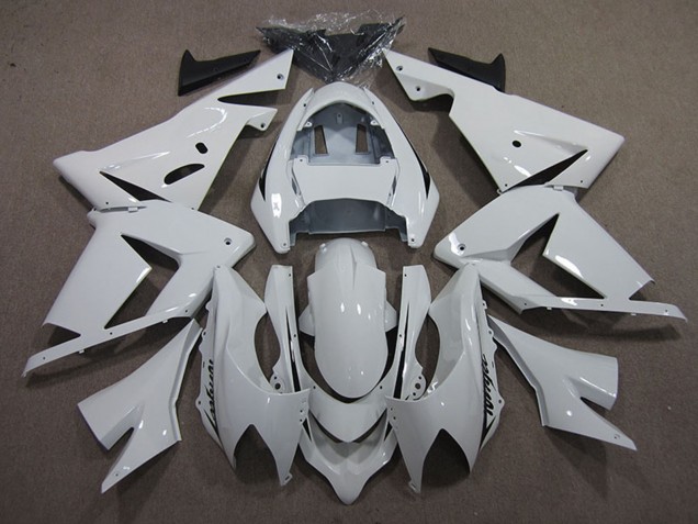 2004-2005 Kawasaki ZX10R Motorcycle Fairings - White Black Decal Canada Websites