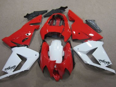 2004-2005 Kawasaki ZX10R Motorcycle Fairings - Red White Ninja Canada Websites