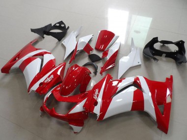 2008-2012 Kawasaki ZX250R Motorcycle Fairings - White Red Canada Websites