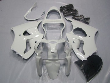 2000-2002 Kawasaki ZX6R Motorcycle Fairings - White Canada Websites