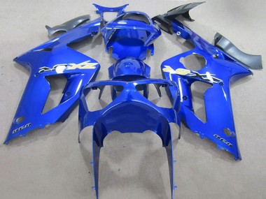 2003-2004 Kawasaki ZX6R Motorcycle Fairing - Blue Canada Websites