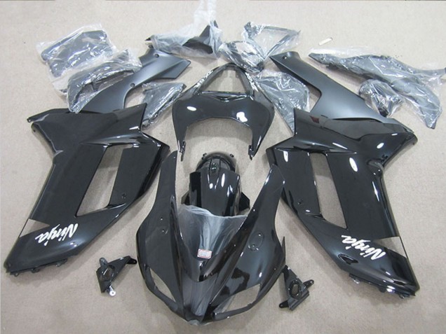 2007-2008 Kawasaki ZX6R Motorcycle Fairings - Black Ninja Canada Websites
