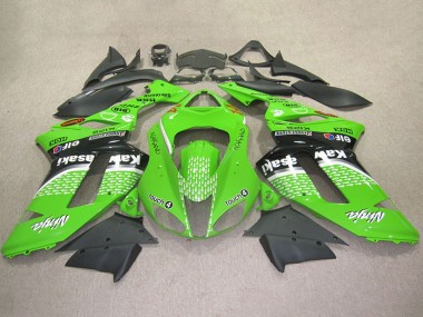 2007-2008 Kawasaki ZX6R Motorcycle Fairings - Green Touch4 4 Canada Websites