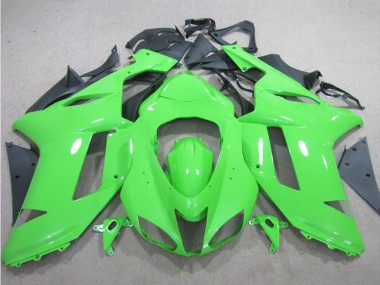 2007-2008 Kawasaki ZX6R Motorcycle Fairings - Green Canada Websites
