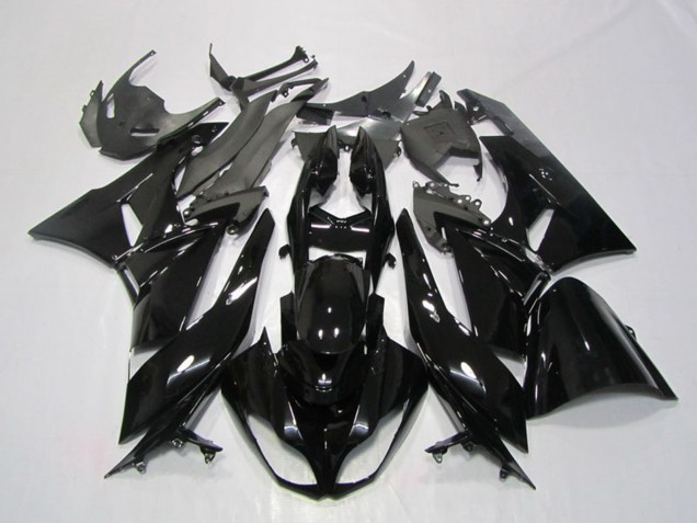 2009-2012 Kawasaki ZX6R Motorcycle Fairing - Glossy Black Canada Websites