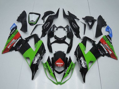 2013-2018 Kawasaki ZX6R Motorcycle Fairings - Glossy Black Green Red Blue Motocard Canada Websites