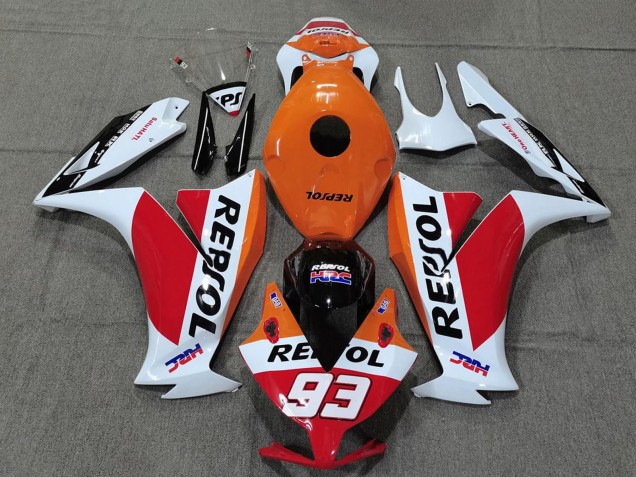 2012-2016 Honda CBR1000RR Motorcycle Fairings - White Orange Red Glossy Black HRC Repsol 93 Canada Websites
