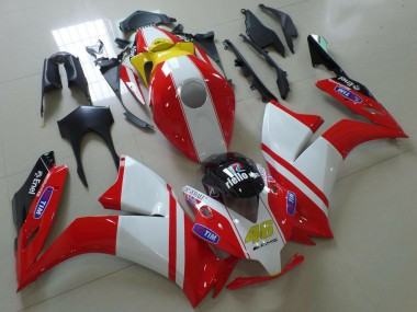 2012-2016 Honda CBR1000RR Motorcycle Fairings - White Red Yellow Blue Ducati Style Canada Websites