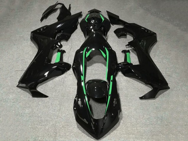 2017-2023 Honda CBR1000RR Motorcycle Fairings - Glossy Black Forest Green Lining Canada Websites