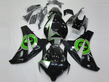 2008-2011 Honda CBR1000RR Motorcycle Fairings - Silver Green Glossy Black Canada Websites