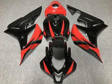 2007-2008 Honda CBR600RR Motorcycle Fairings - Red Glossy Black Canada Websites