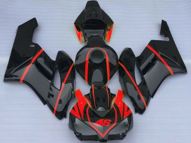 2004-2005 Honda CBR1000RR Motorcycle Fairings - Glossy Black Red Canada Websites