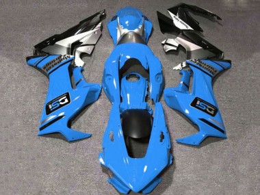 2017-2023 Honda CBR1000RR Motorcycle Fairings - Blue White Silver Glossy Black DSI Canada Websites