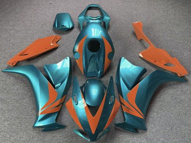 2012-2016 Honda CBR1000RR Motorcycle Fairings - Cyan Blue Orange Canada Websites