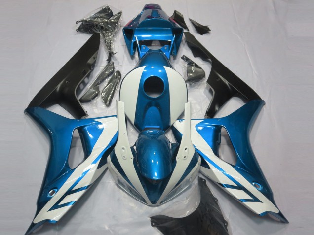 2006-2007 Honda CBR1000RR Motorcycle Fairings - Blue White Matte Black Canada Websites