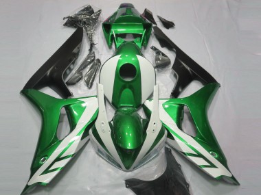 2006-2007 Honda CBR1000RR Motorcycle Fairings - Green White Matte Black Canada Websites