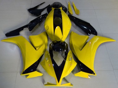 2012-2016 Honda CBR1000RR Motorcycle Fairings - Yellow Glossy Black Canada Websites